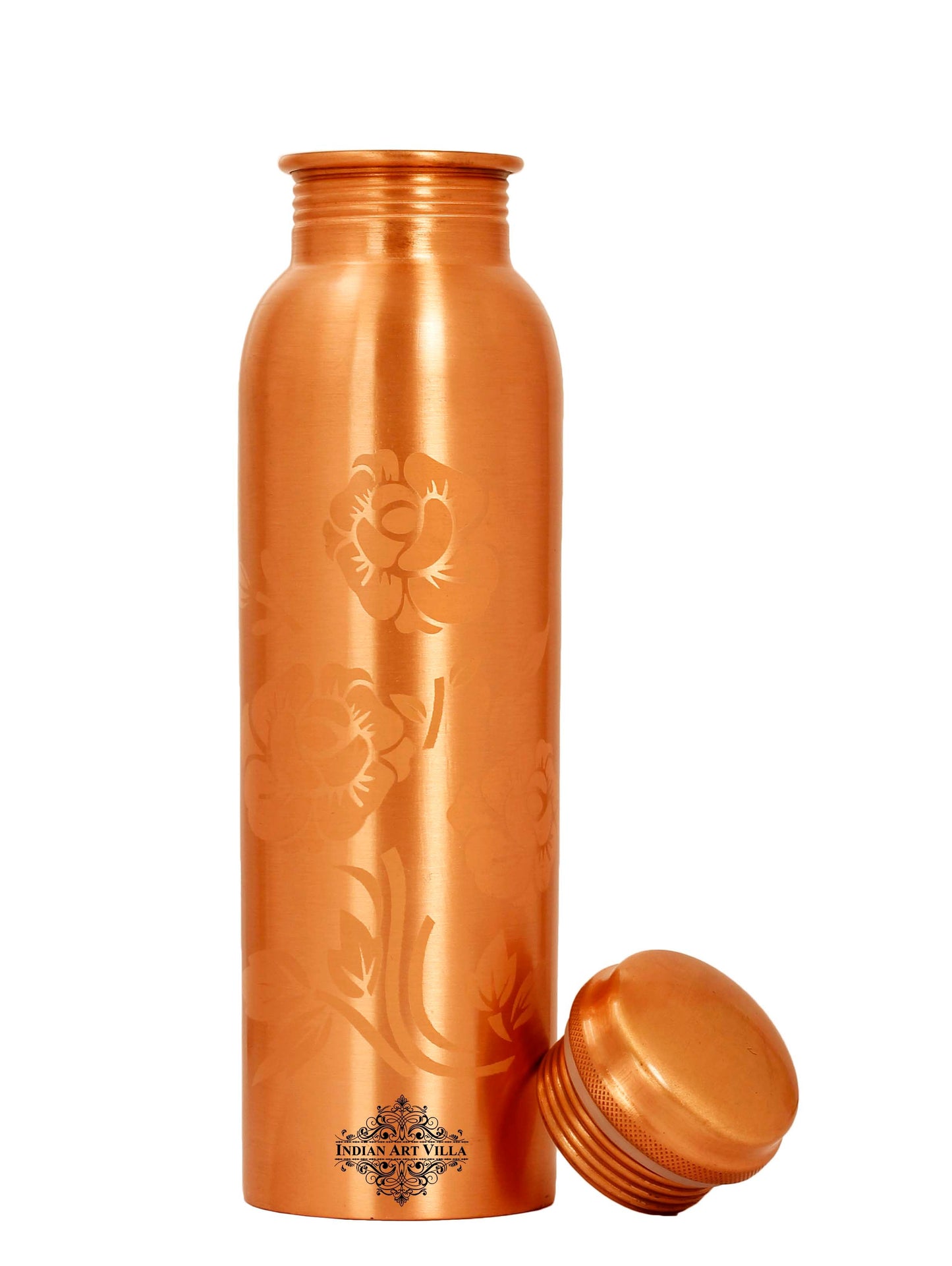 Pure Copper Bottle With 2 Glass Gift Set Magic Bottle & 2Glass