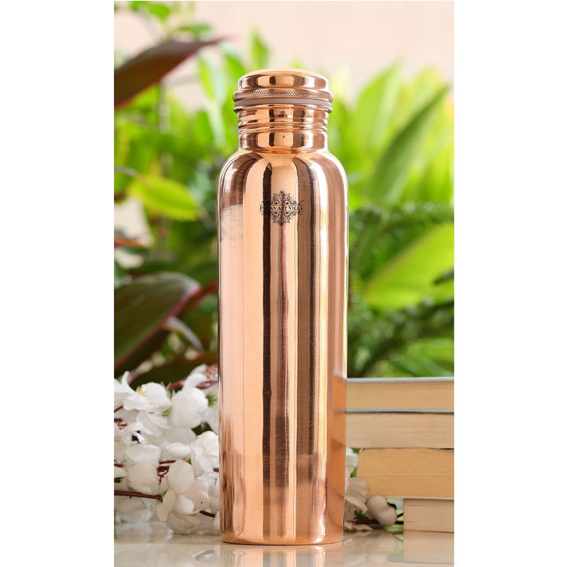 Handcrafted Pure Copper Drinkware Gift Set with Shine Finish Design, Good For Health, Drinkware, Serveware Set