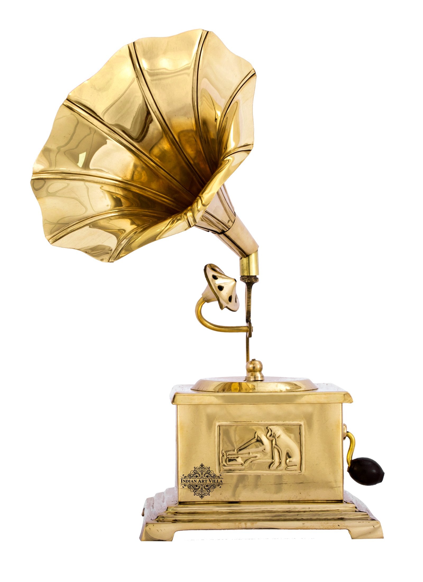 Pure Brass Dummy Gramophone