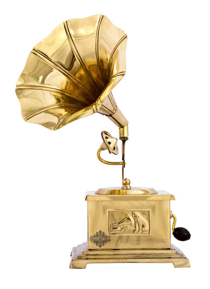 Pure Brass Dummy Gramophone