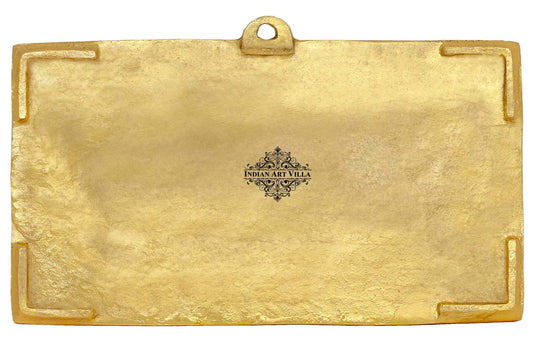 Pure Aluminum Running Horses Wall Hanging, Height :- 16.76 cm