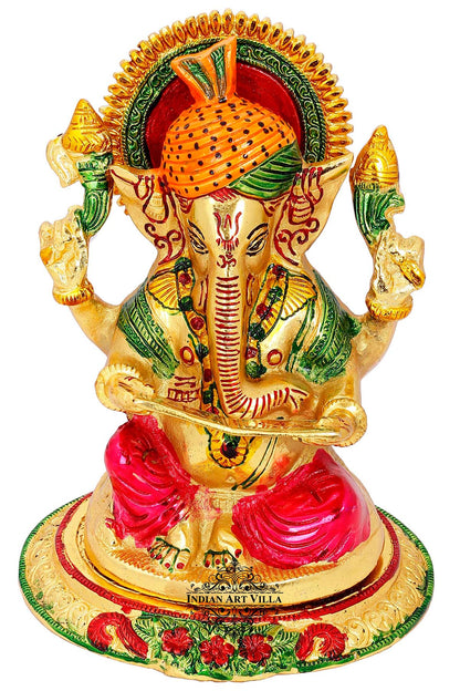 God Ganesha Reading Book Idol, Home Decor, Gift Item, Height:- 22.86 cm