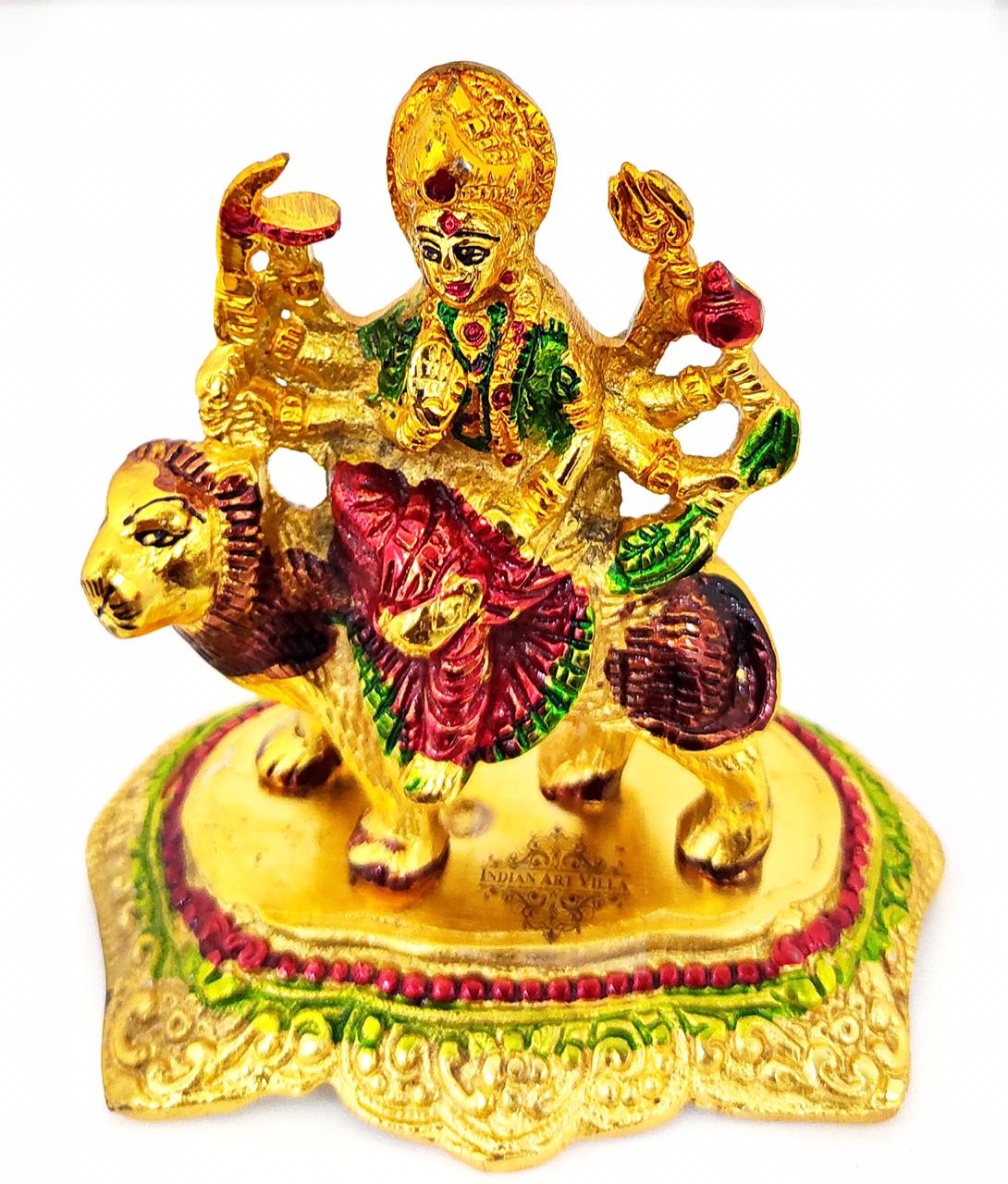 Godess Durga Devi Idol Home Décor Room Décor Wall Decor Height:- 12.95 cm