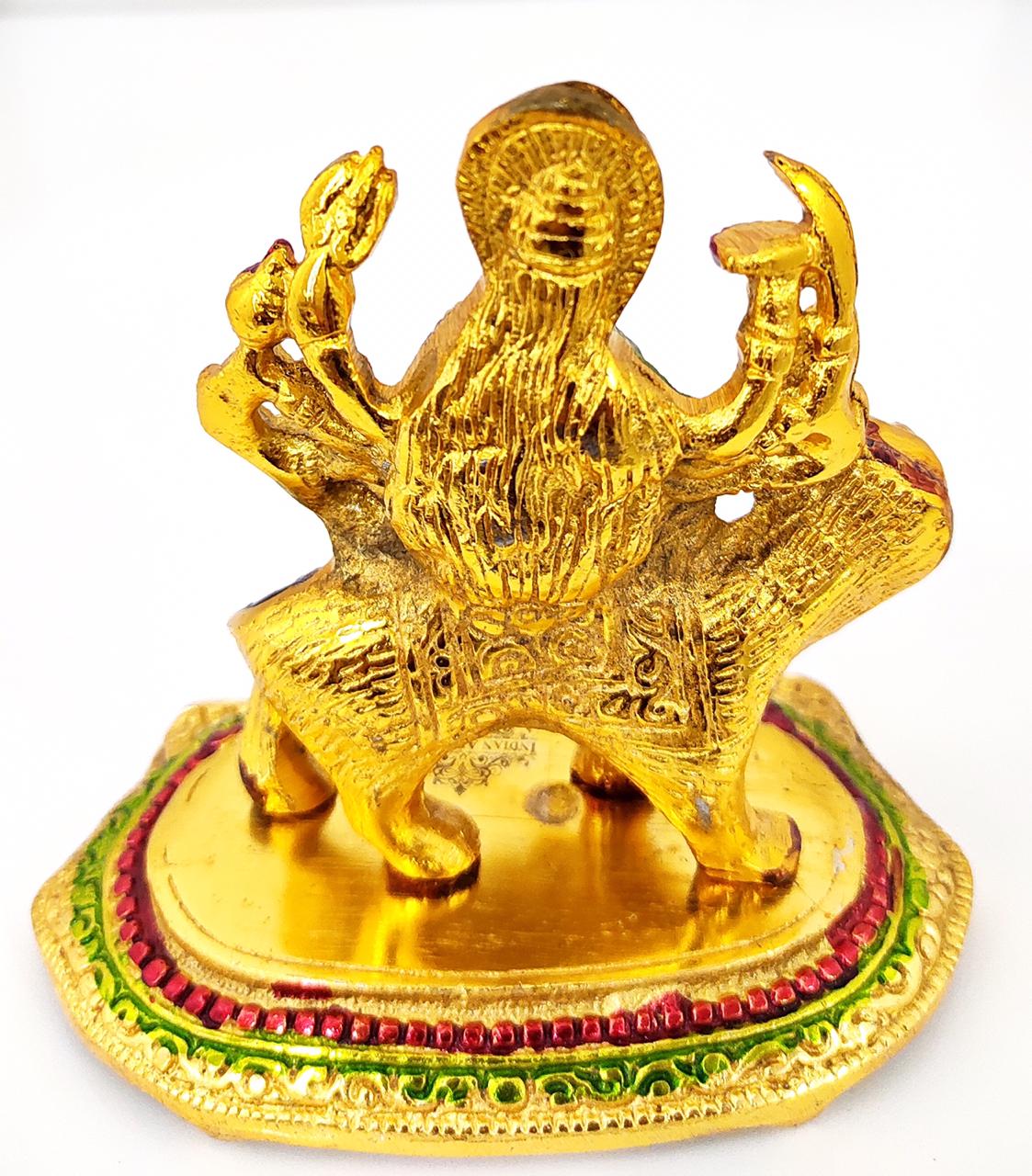 Godess Durga Devi Idol Home Décor Room Décor Wall Decor Height:- 12.95 cm