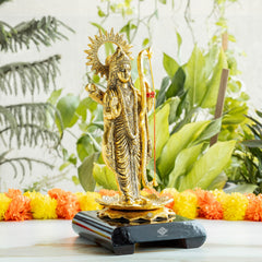 Brass Finish Shree Ram JI Showpiece