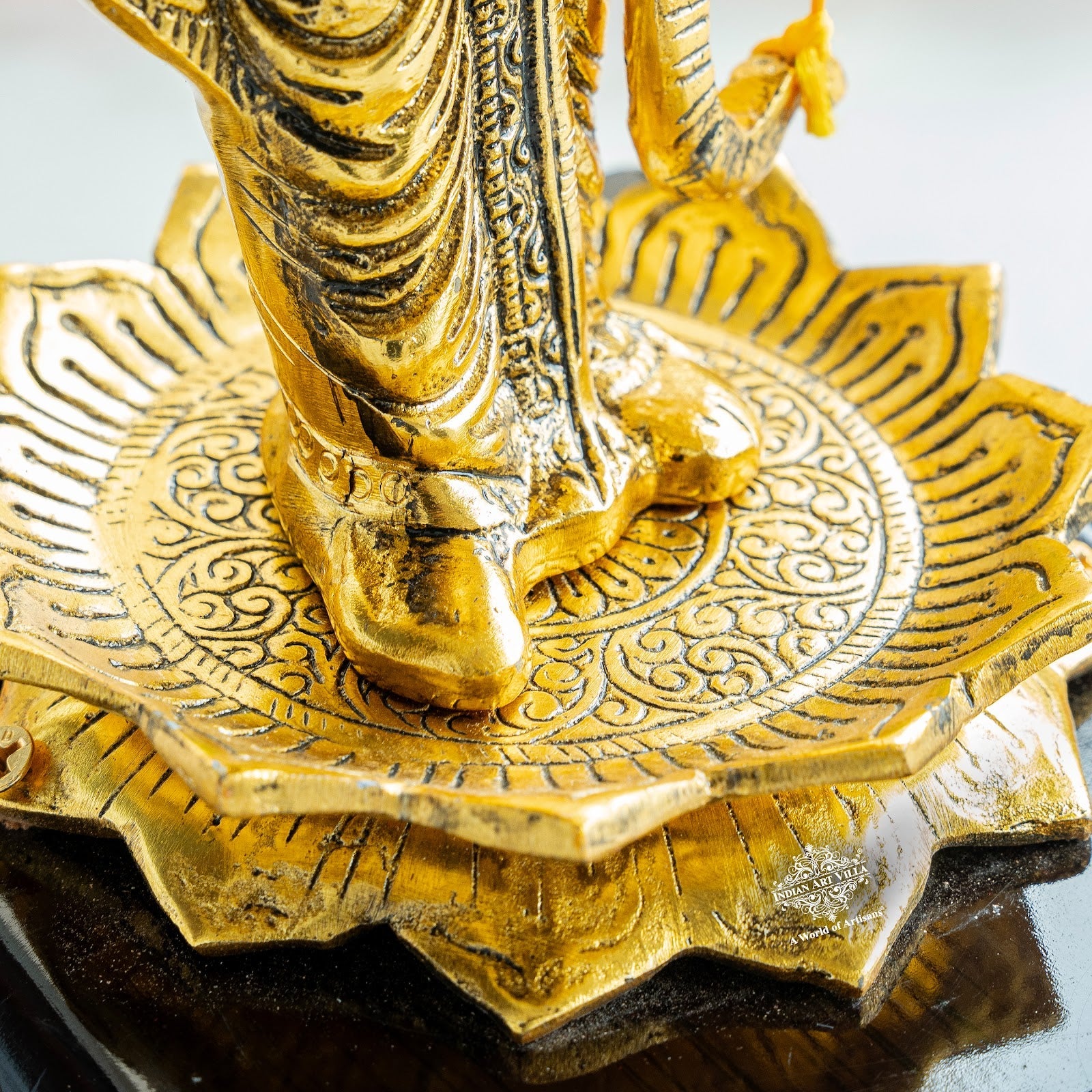 Brass Finish Shree Ram JI Showpiece