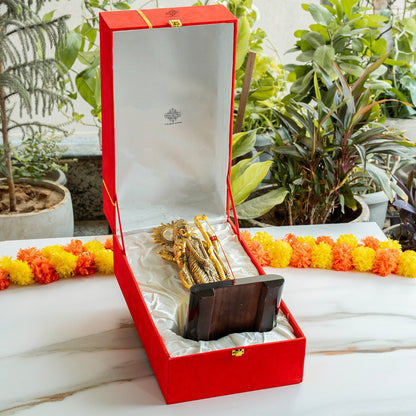 Brass Finish Shree Ram JI Showpiece