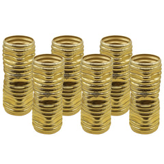 Gold Polished Aluminum Vase
