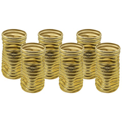 Gold Polished Aluminum Vase