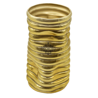 Gold Polished Aluminum Vase