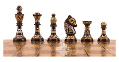 Brass Handmade Designer Chess Set with all Chessmen, Pieces, Home Decor