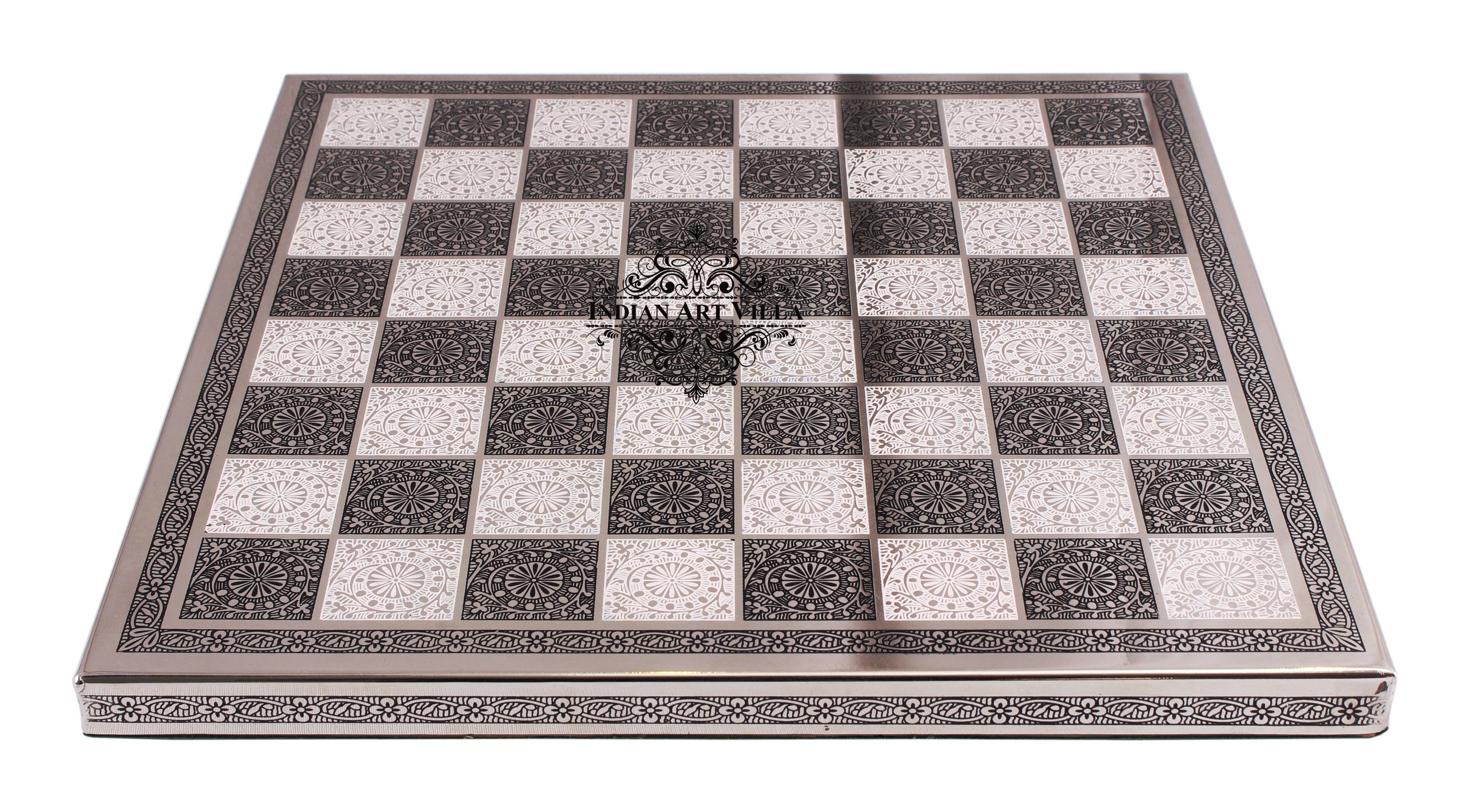 Brass Handmade Designer Chess Set with all Chessmen, Pieces, Home Decor