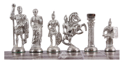 Brass Handmade Designer Chess Set with all Chessmen, Pieces, Home Decor