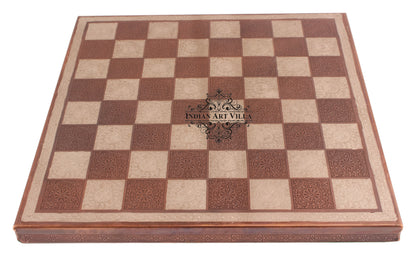 Brass Handmade Designer Chess Set with all Chessmen, Pieces, Home Decor