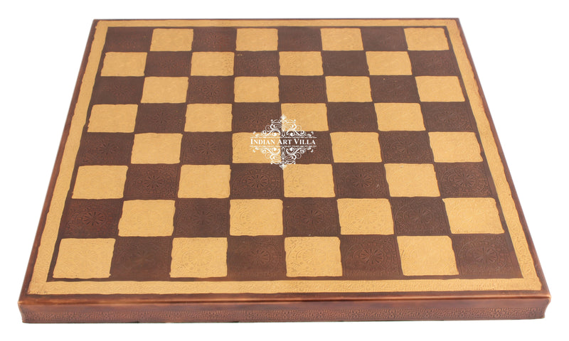 Brass Handmade Designer Chess Set with all Chessmen, Pieces, Home Decor