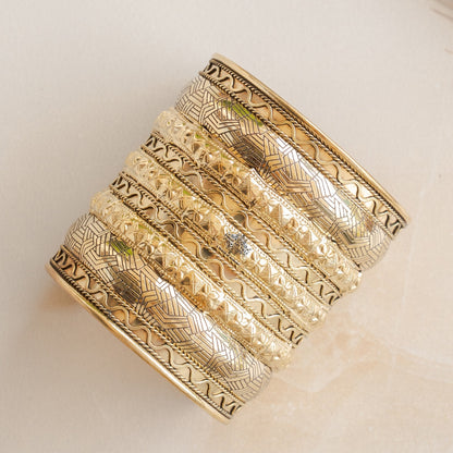 Handmade Brass Antique Rare Design Openable Kada Bracelete Bangle