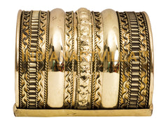Handmade Brass Antique Rare Design Openable Kada Bracelete Bangle