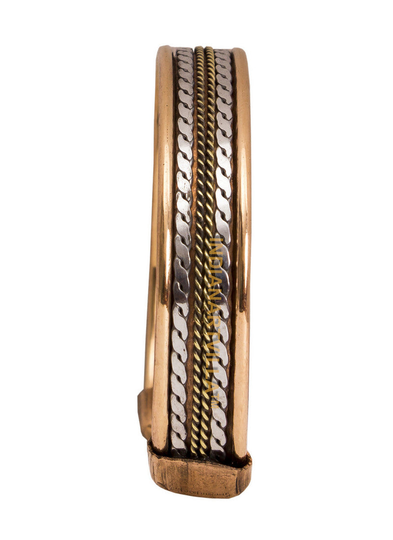 Copper Antique Rare Design Openable Designer Bracelet with Magnet