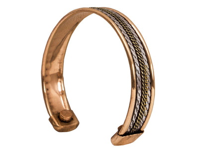 Copper Antique Rare Design Openable Designer Bracelet with Magnet