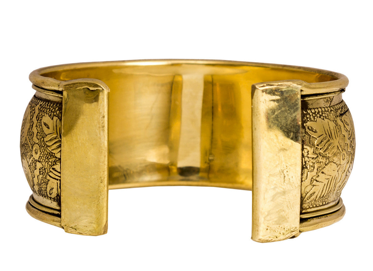 Pure Brass Antique Rare Design Openable Kada