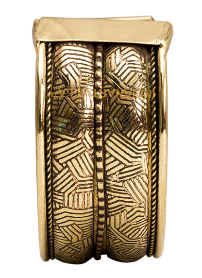 Pure Brass Antique Rare Design Openable Kada