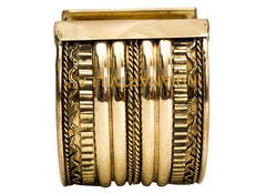 Brass Antique Rare Design Openable Kada Braceleted Bangle