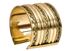 Brass Antique Rare Design Openable Kada Braceleted Bangle