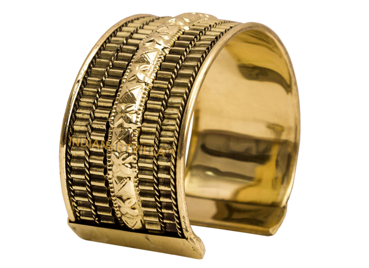 Brass Antique Traditional Kada Bracelet Bangle