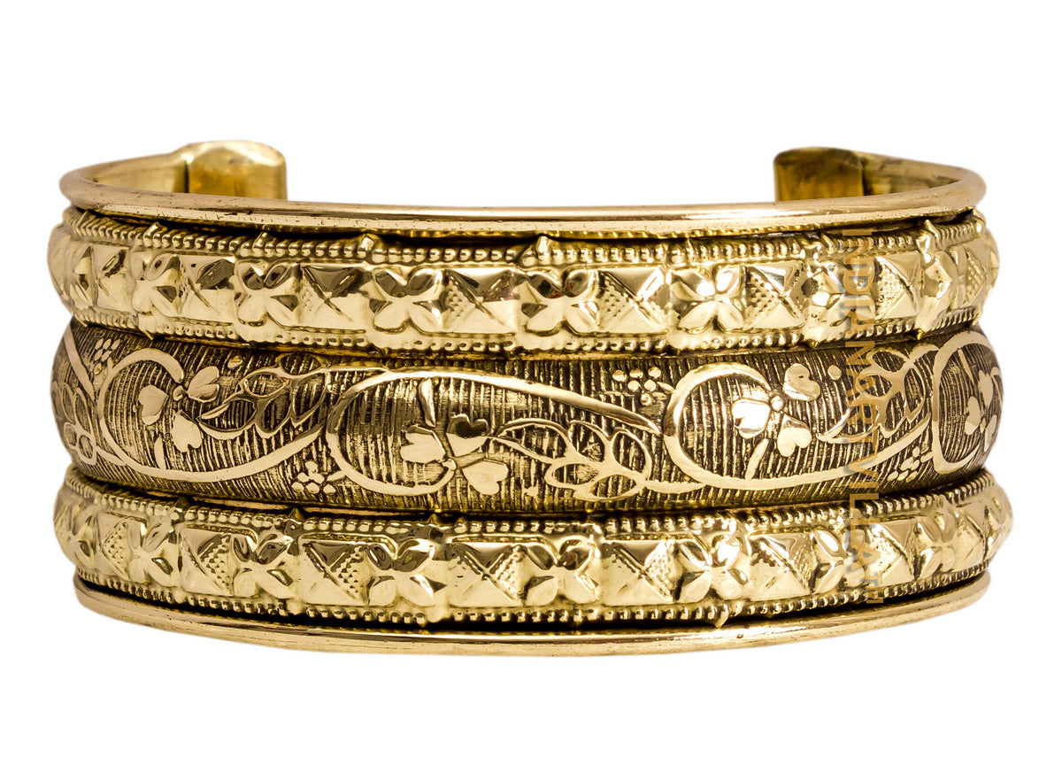 Brass Antique Traditional Kada Bracelet Bangle