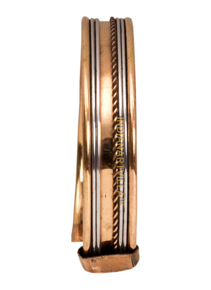 Copper Antique Rare Design Openable Designer Bracelet with Magnet