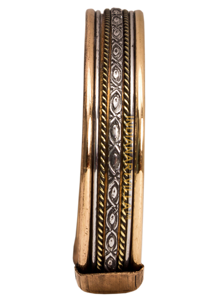 Copper Antique Rare Design Openable Designer Bracelet with Magnet