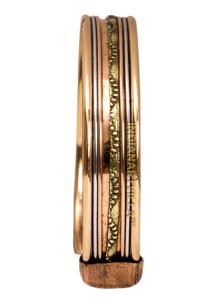 Copper Antique Rare Design Openable Designer Bracelet with Magnet