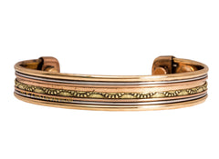 Copper Antique Rare Design Openable Designer Bracelet with Magnet