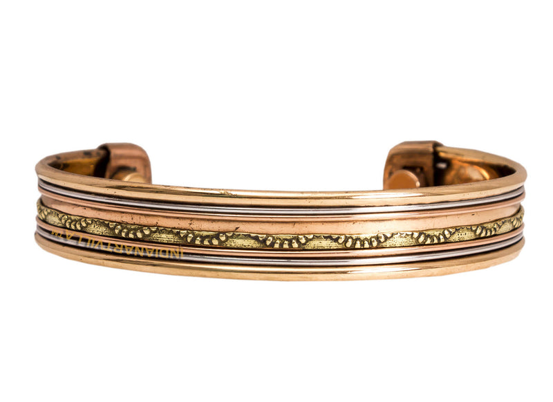 Copper Antique Rare Design Openable Designer Bracelet with Magnet