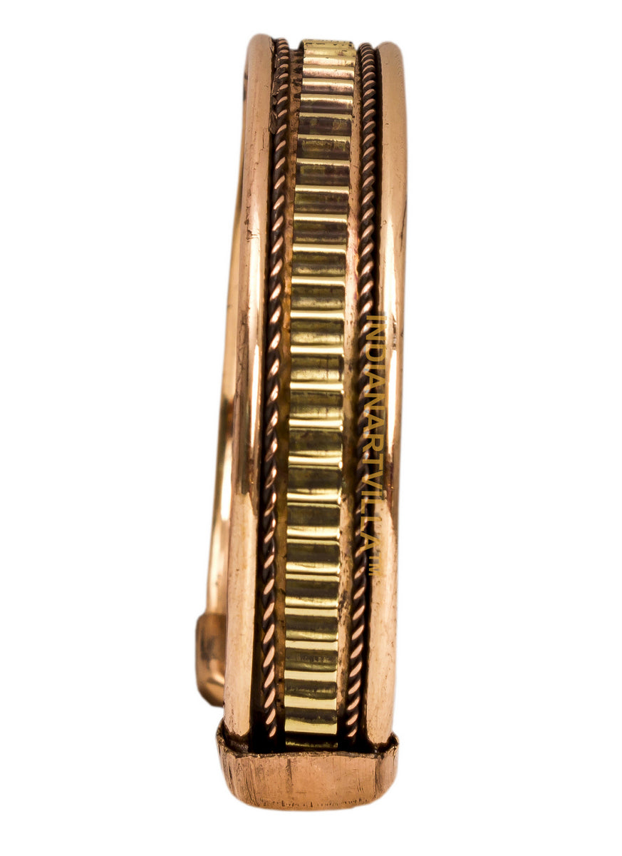 Copper Antique Rare Design Openable Designer Bracelet with Magnet