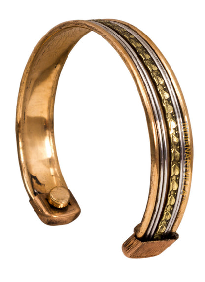 Copper Antique Rare Design Openable Designer Bracelet with Magnet