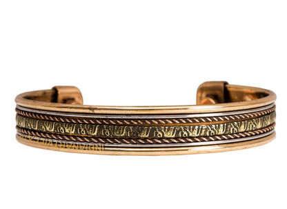 Copper Antique Rare Design Openable Designer Bracelet with Magnet
