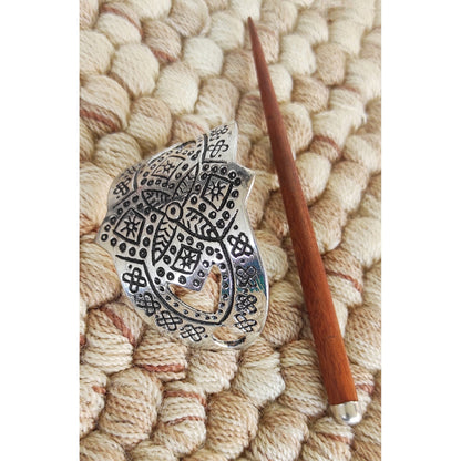 3 Pcs. Steel Hair Clip Set of 1 Fish, 1 Silver Arch & 1 Gold Arch Design