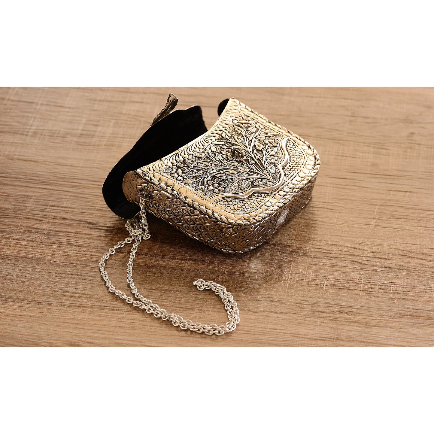 Designer Silver Plated Handbag Purse, Women Wedding Clutches, Gift Item