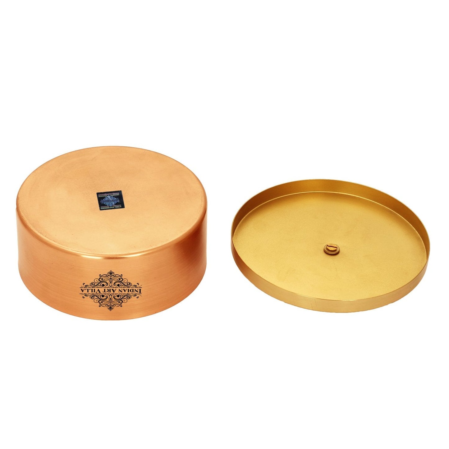 Handmade Dry Fruit Gift Box Chocolate Box For Diwali Marriage Gift Multipurpose Uses Brass Finish Flower Design 13.21 cm