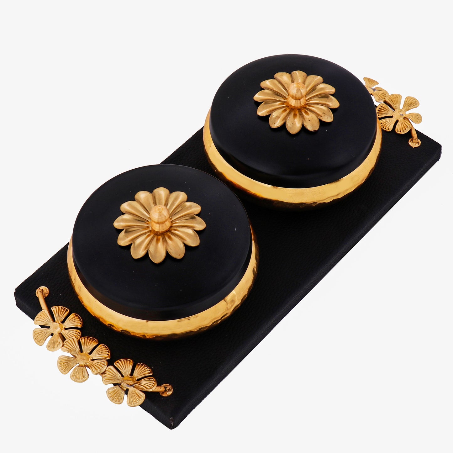 Handmade Set of Dry Fruit Gift Box & Designer Tray With Handle ,Chocolate Box For Diwali, Marriage Gift & Multipurpose Uses