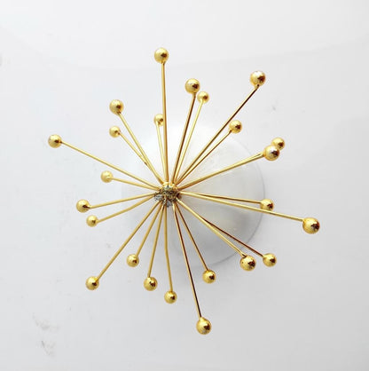 Fancy Dry Fruit Bowl with Brass Stand, Width- 18.41 cm