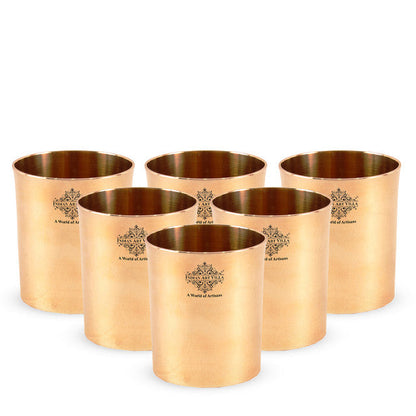 Pure Bronze Plain Glass | Tumbler Cup| Home Hotel