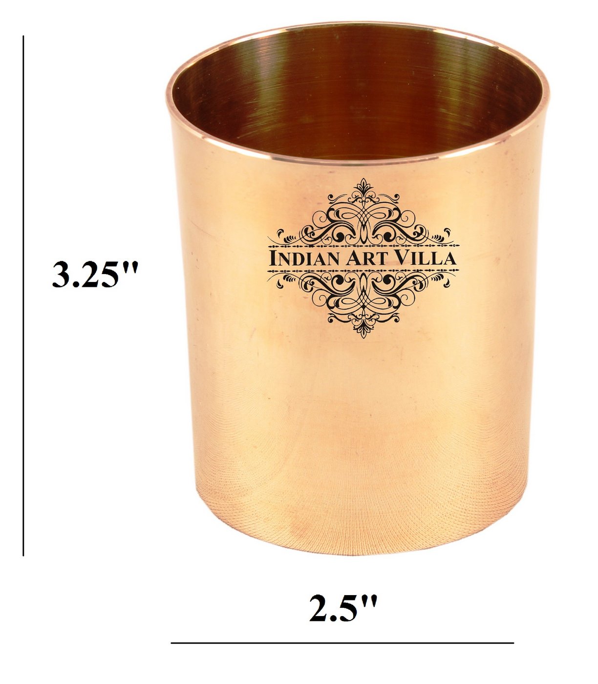 Pure Bronze Plain Glass | Tumbler Cup| Home Hotel