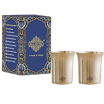 Pure Bronze Plain Design Glass Tumbler 250 ML