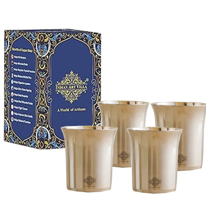 Pure Bronze Plain Design Glass Tumbler 250 ML