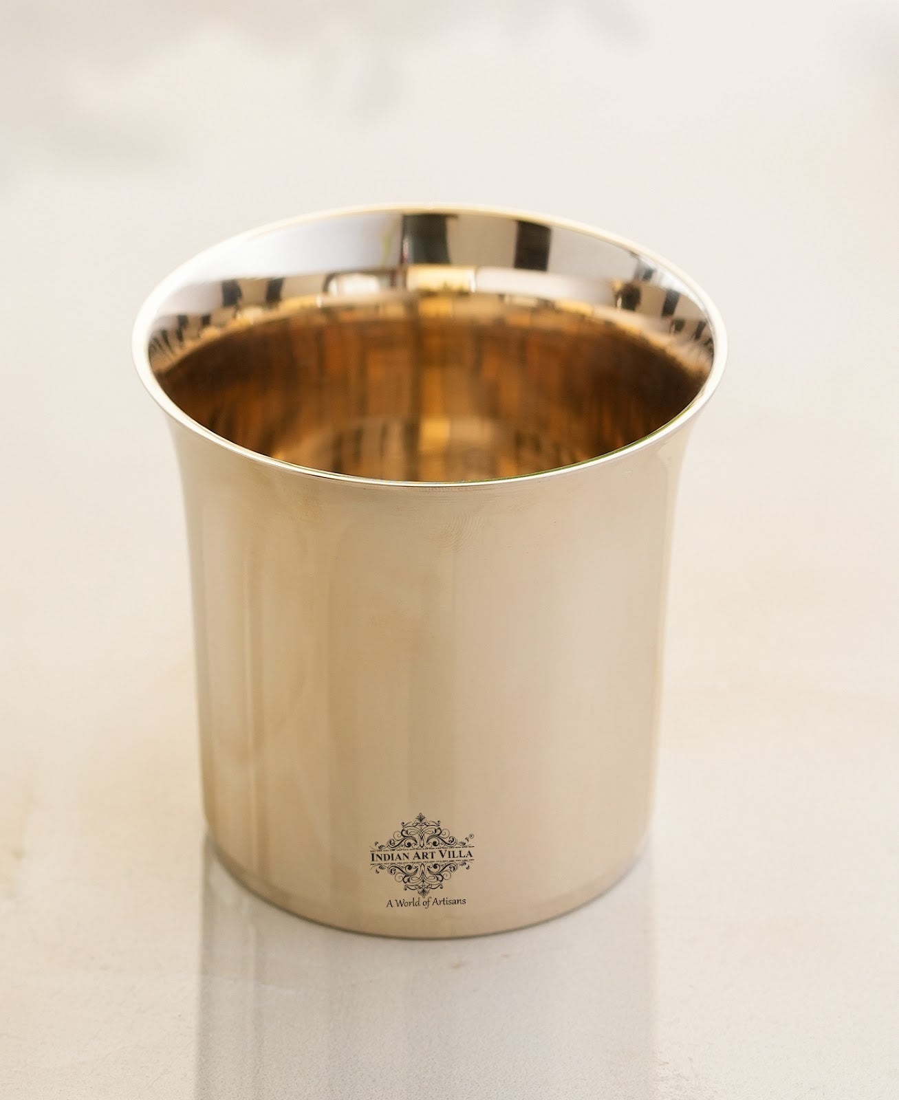 Pure Bronze Plain Design Glass Tumbler 250 ML