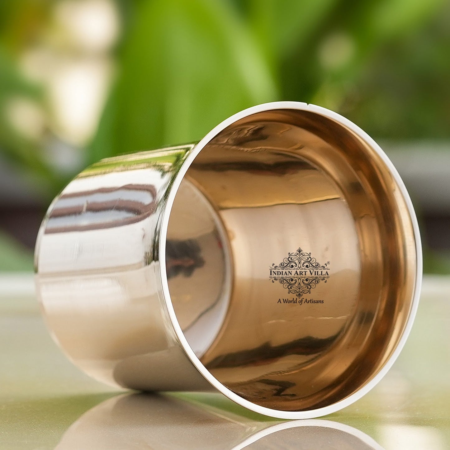 Pure Bronze Plain Design Glass Tumbler 250 ML