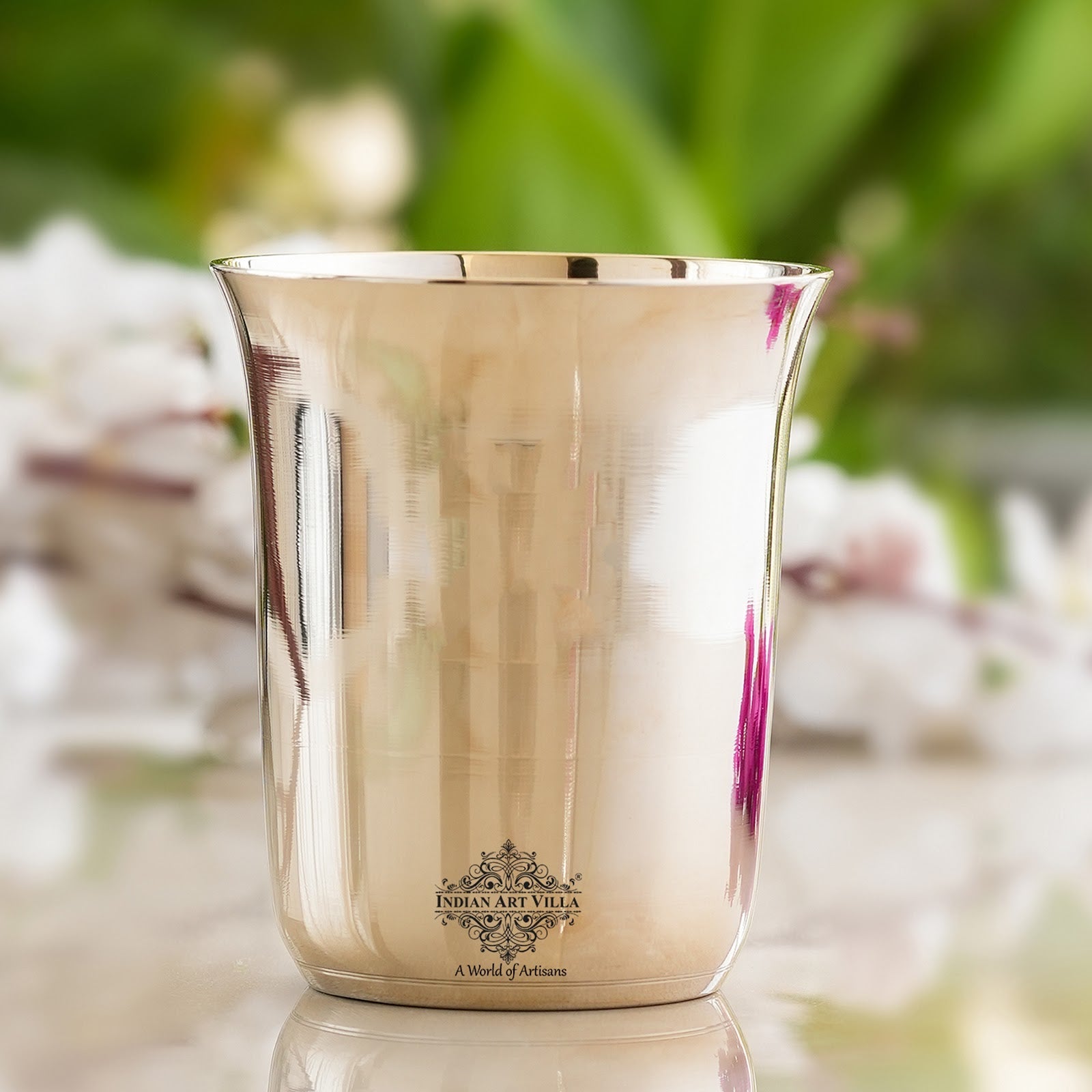 Pure Bronze Plain Design Glass Tumbler 250 ML