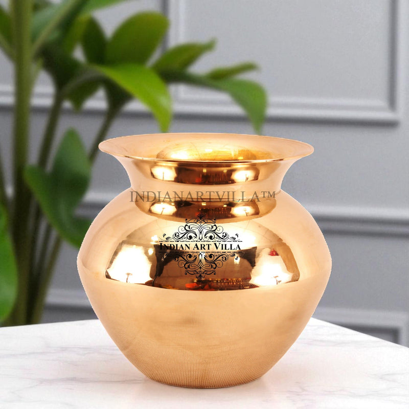 Bronze Kansa Utensils | Surya Namaskar Lota Container| | Temple Pooja Good Health Ayurveda Healing